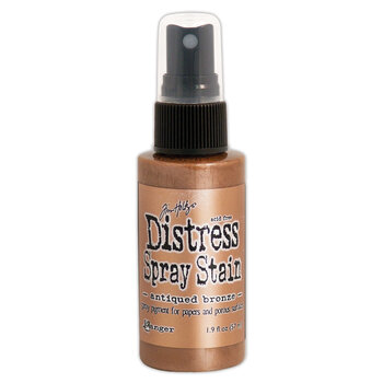RANGER TIM HOLTZ DISTRESS INK STAIN SPRAY ANTIQUED BRONZE 1.9OZ