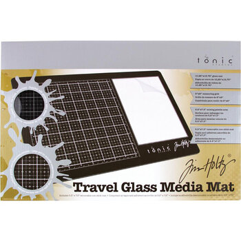 TONIC TONIC STUDIOS TIM HOLTZ TRAVEL GLASS MEDIA MAT 10.25''x15.75''