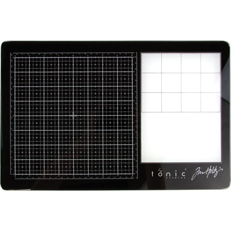 TONIC TONIC STUDIOS TIM HOLTZ TRAVEL GLASS MEDIA MAT 10.25''x15.75''