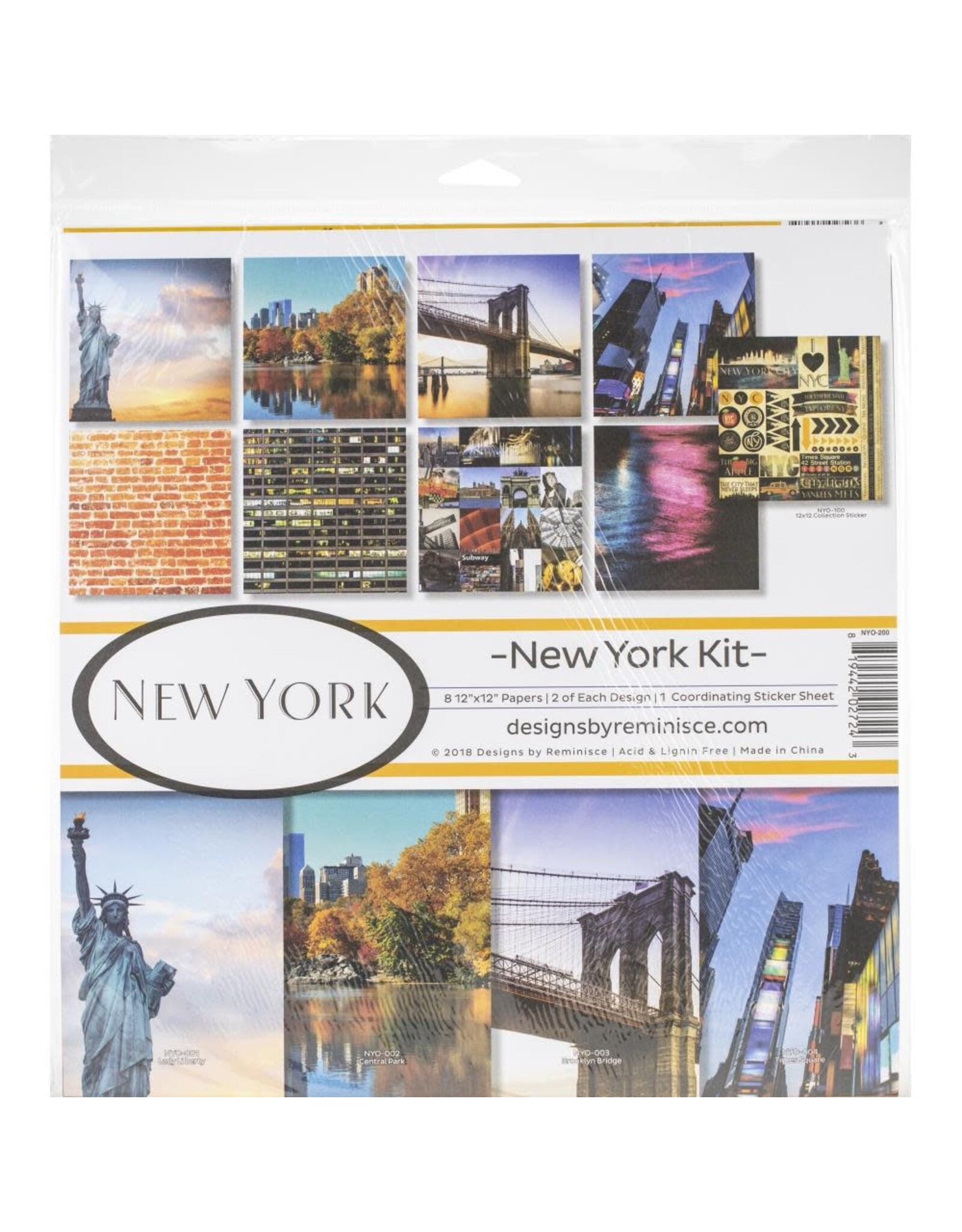 REMINISCE REMINISCE NEW YORK 12x12 COLLECTION KIT
