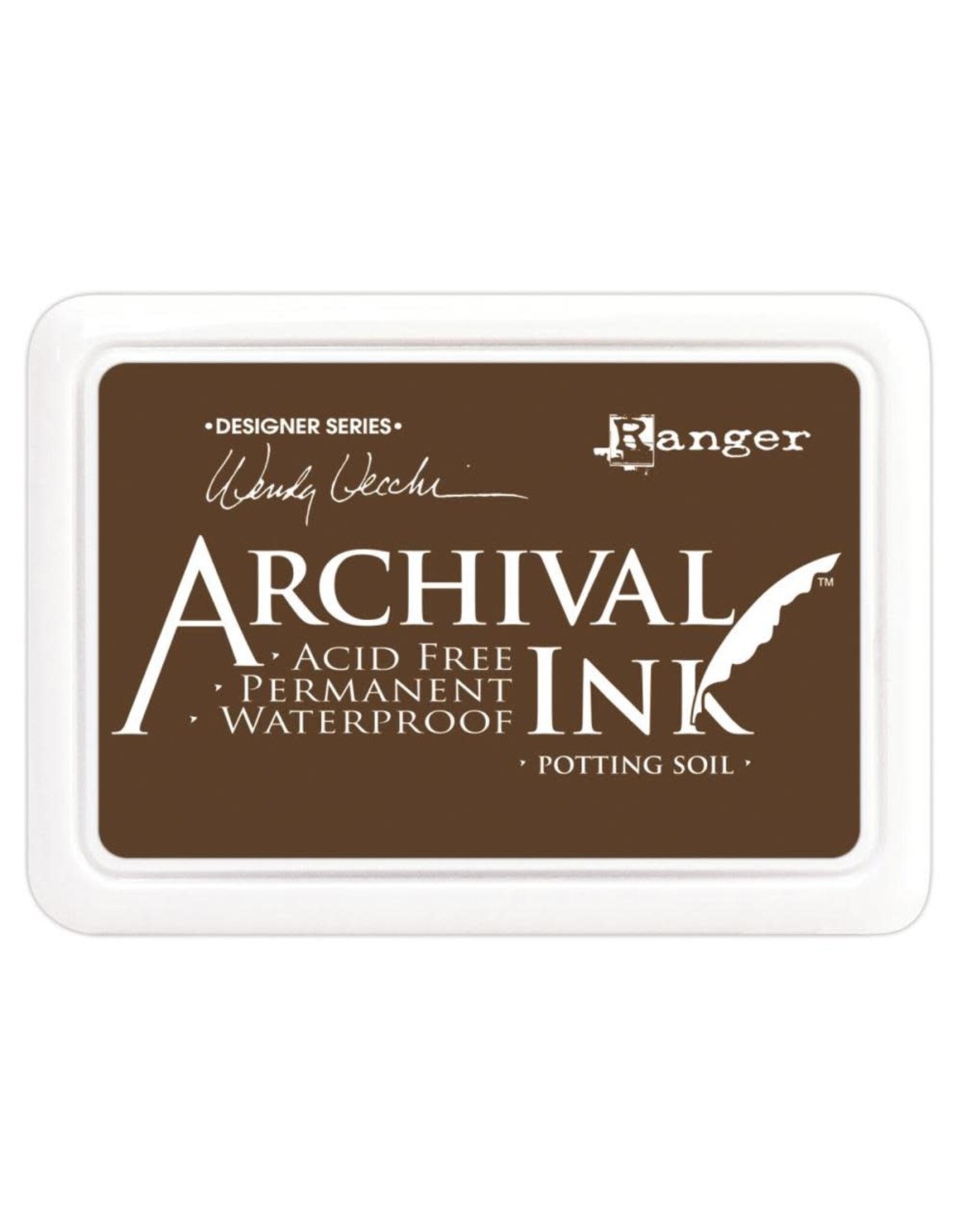 RANGER WENDY VECCHI ARCHIVAL INK PAD POTTING SOIL