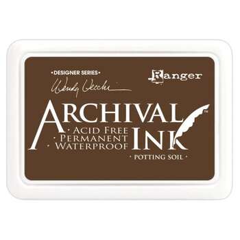 RANGER WENDY VECCHI ARCHIVAL INK PAD POTTING SOIL