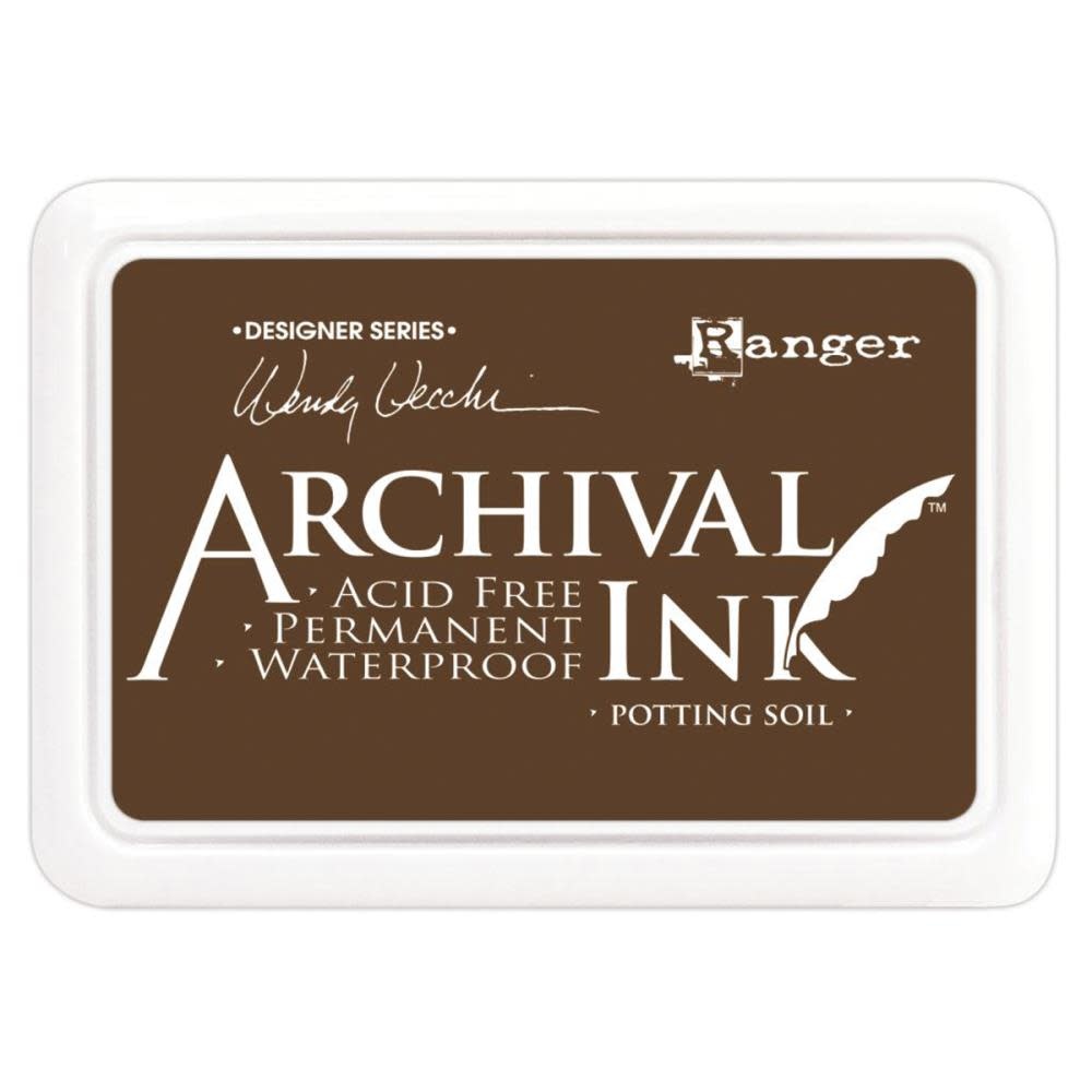 RANGER WENDY VECCHI ARCHIVAL INK PAD POTTING SOIL