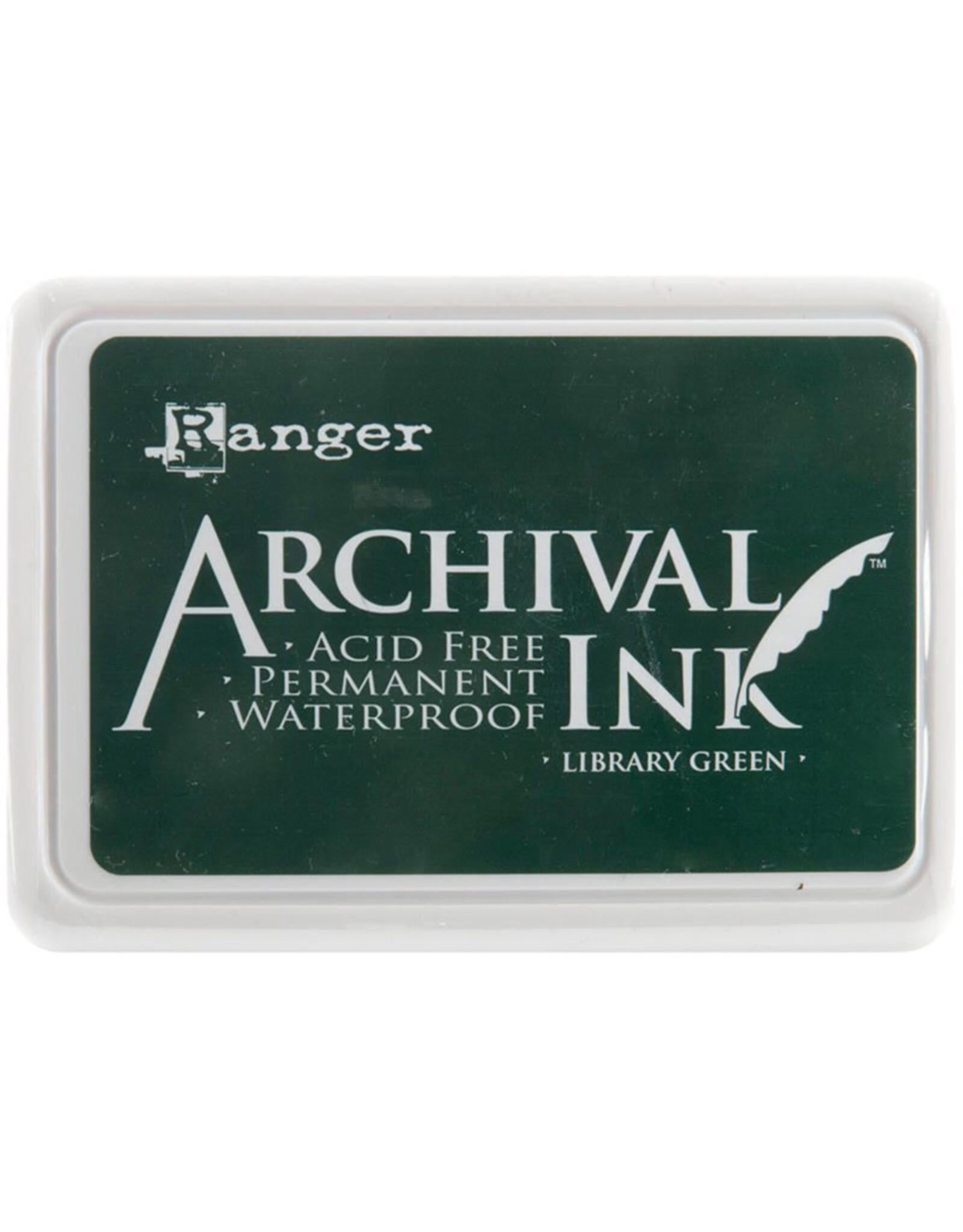 RANGER ARCHIVAL INK PAD LIBRARY GREEN Scrapbook Centrale