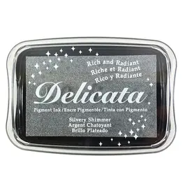 TSUKINEKO TSUKINEKO DELICATA PIGMENT INK PAD CELESTIAL SILVERY SHIMMER