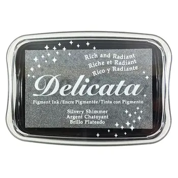 TSUKINEKO TSUKINEKO DELICATA PIGMENT INK PAD CELESTIAL SILVERY SHIMMER