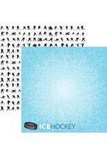 REMINISCE REMINISCE GAME DAY HOCKEY ICE HOCKEY 12x12 CARDSTOCK