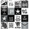 DESIGNS BY REMINISCE REMINISCE GAME DAY CHEERLEADING COLLECTION 12x12 DIE CUT STICKER SHEET SQUARES