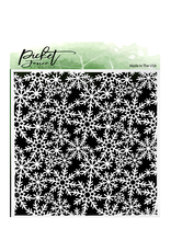 PICKET FENCE PICKET FENCE FALLING SNOWFLAKES 6x6 STENCIL