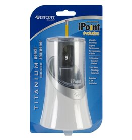 WESTCOTT WESTCOTT IPOINT EVOLUTION TITANIUM BONDED PENCIL SHARPENER