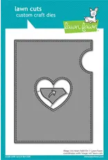 LAWN FAWN LAWN FAWN MAGIC IRIS HEART ADD-ON DIE SET