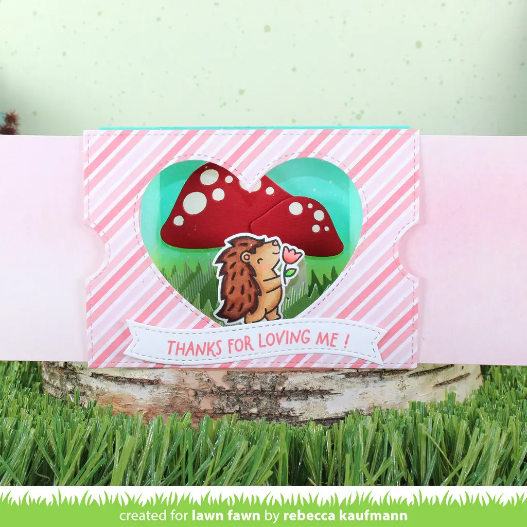LAWN FAWN LAWN FAWN TA-DA! DIORAMA! HEART WINDOW ADD-ON DIE SET