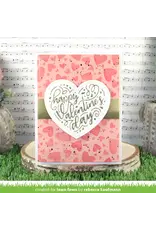 LAWN FAWN LAWN FAWN FOILED SENTIMENTS: HAPPY VALENTINE'S DAY HOT FOIL PLATE