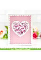 LAWN FAWN LAWN FAWN FOILED SENTIMENTS: HAPPY VALENTINE'S DAY HOT FOIL PLATE