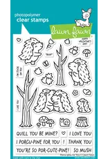 LAWN FAWN LAWN FAWN PORCU-PINE FOR YOU CLEAR STAMP SET