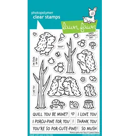 LAWN FAWN LAWN FAWN PORCU-PINE FOR YOU CLEAR STAMP SET