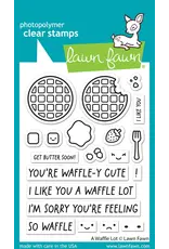 LAWN FAWN LAWN FAWN A WAFFLE LOT CLEAR STAMP SET