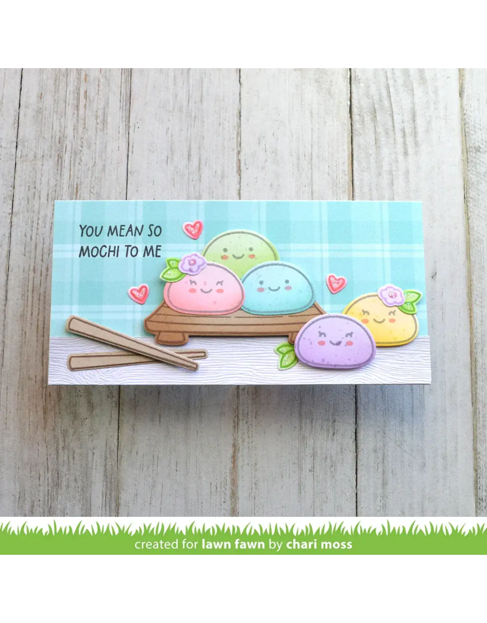 LAWN FAWN LAWN FAWN YOU MEAN SO MOUCHI CLEAR STAMP SET