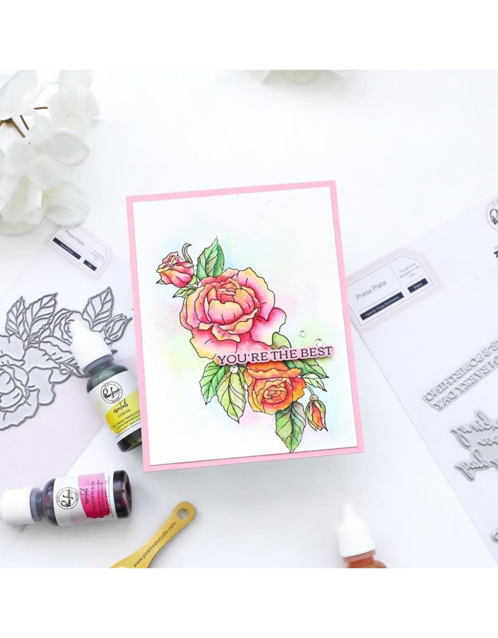 PINKFRESH PINKFRESH STUDIO BEAUTIFUL ROSES DIE