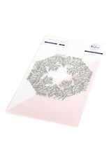 PINKFRESH PINKFRESH STUDIO FLORAL OCTAGON FRAME PRESS PLATE