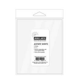 HERO ARTS HERO ARTS 5X6 ACETATE SHEETS 20PK