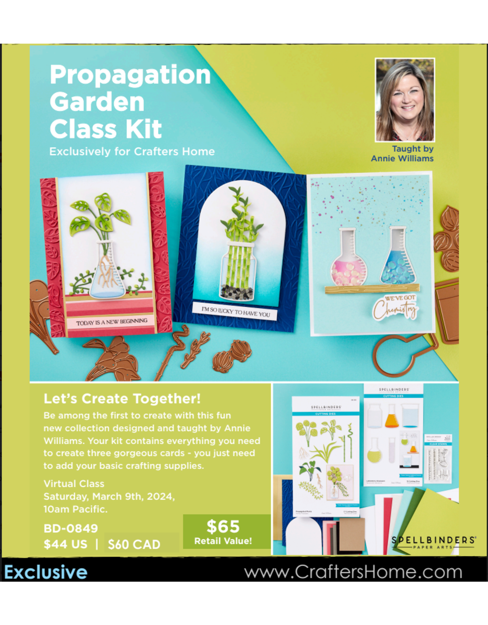 Spellbinders Propagation Garden with Exclusive Stamp and Die Sets