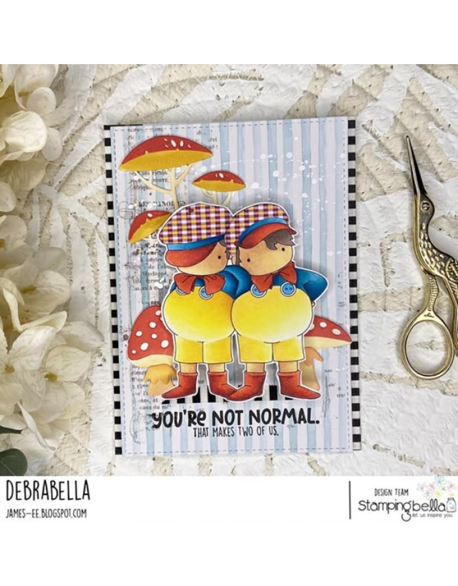 STAMPING BELLA STAMPING BELLA TINY TOWNIE COLLECTION TINY TOWNIE WONDERLAND TWEEDLES CLING STAMP