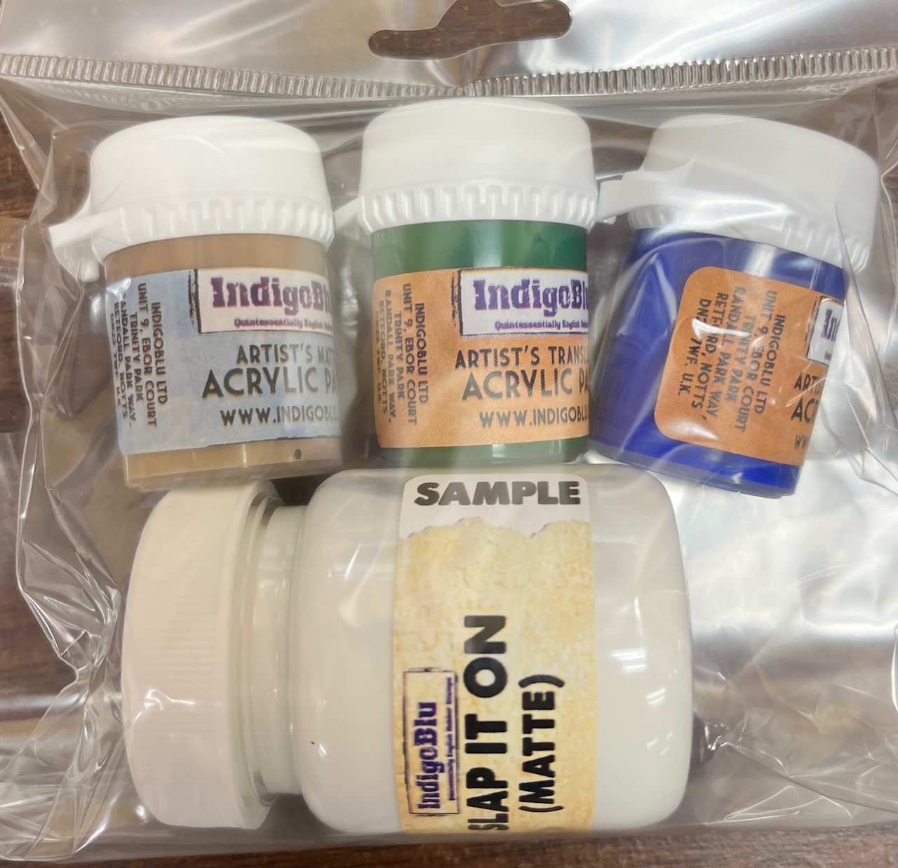 INDIGO BLU INDIGO-BLU RICE PAPER ON CANVAS KIT