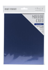 TONIC TONIC STUDIOS MIRROR CARD  BLUE OBSIDIAN 8.5X11 5 PK