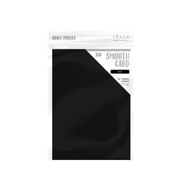 TONIC TONIC STUDIOS JET BLACK SMOOTH CARD  A4 5/PK
