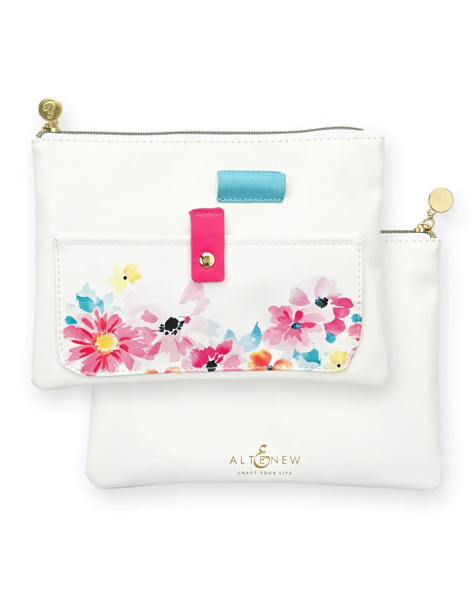 ALTENEW ALTENEW DREAMING IN WATERCOLOR POCKET ZIPPER POUCH