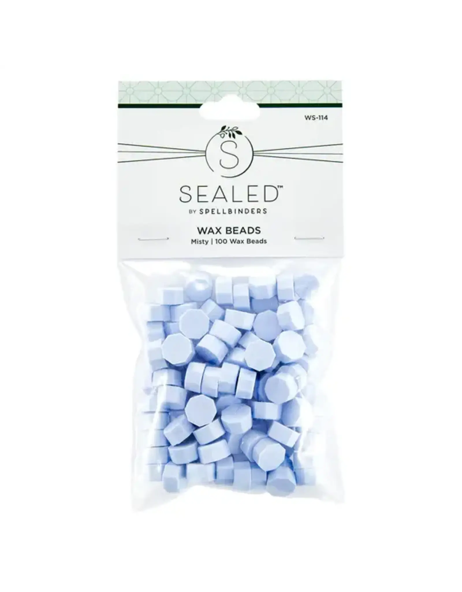 SPELLBINDERS SPELLBINDERS SEALED BY SPELLBINDERS COLLECTION MISTY WAX BEADS 100/PK