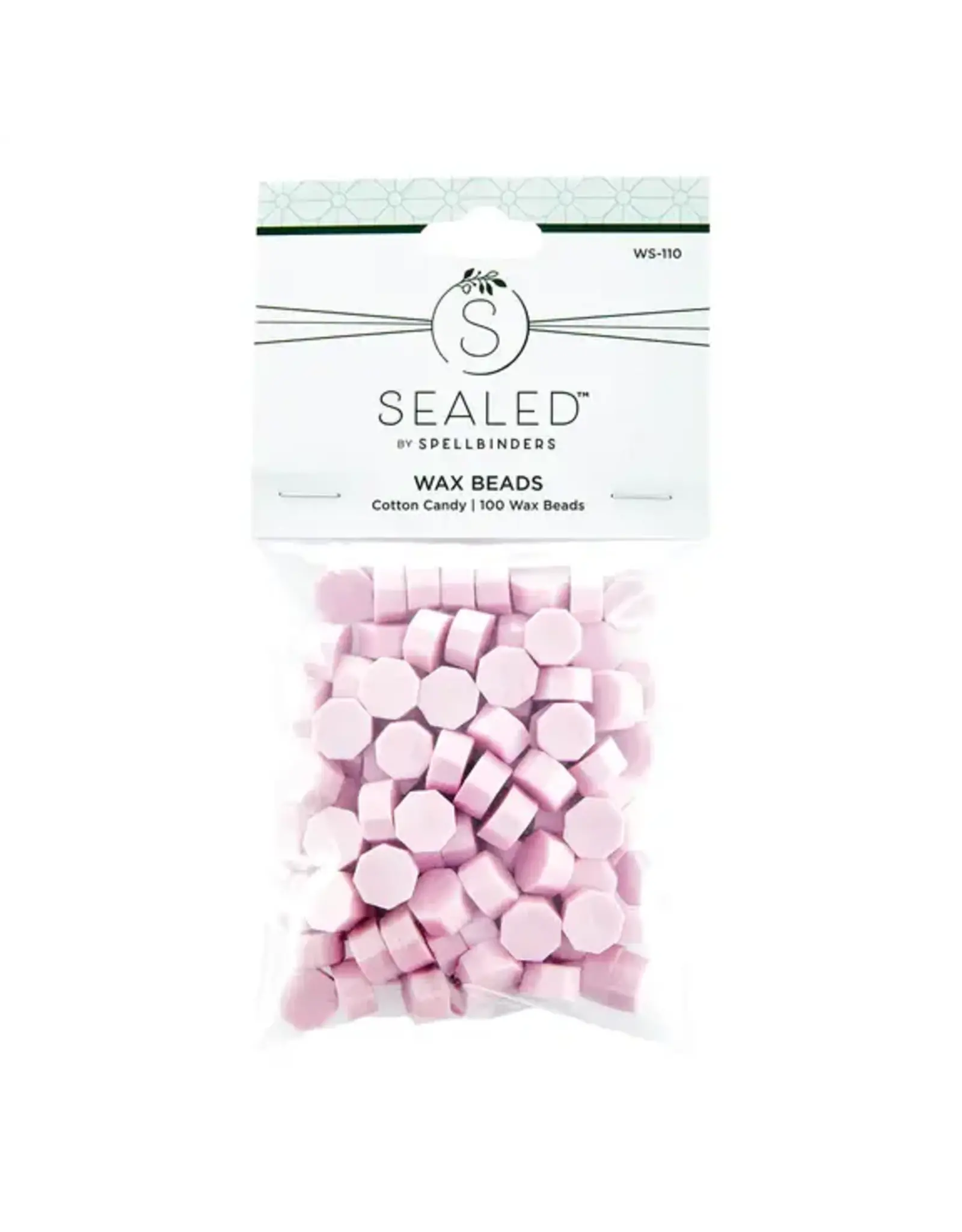 SPELLBINDERS SPELLBINDERS SEALED BY SPELLBINDERS COLLECTION COTTON CANDY WAX BEADS 100/PK