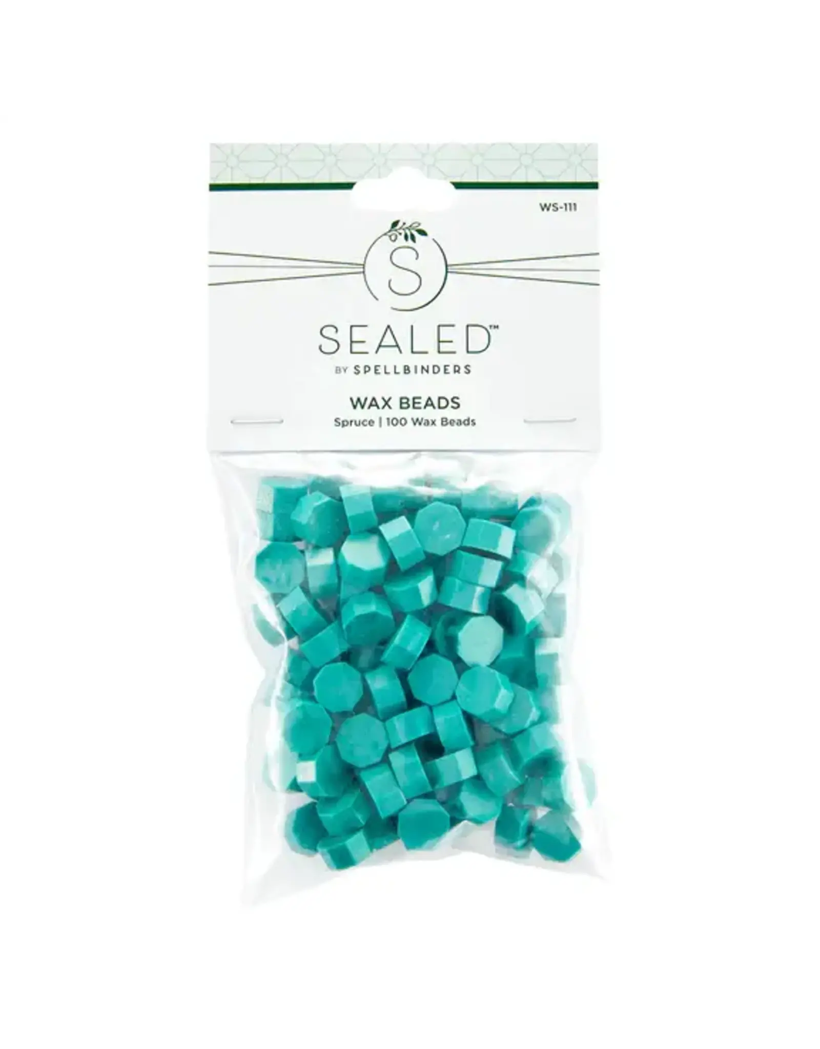 SPELLBINDERS SPELLBINDERS SEALED BY SPELLBINDERS COLLECTION SPRUCE WAX BEADS 100/PK