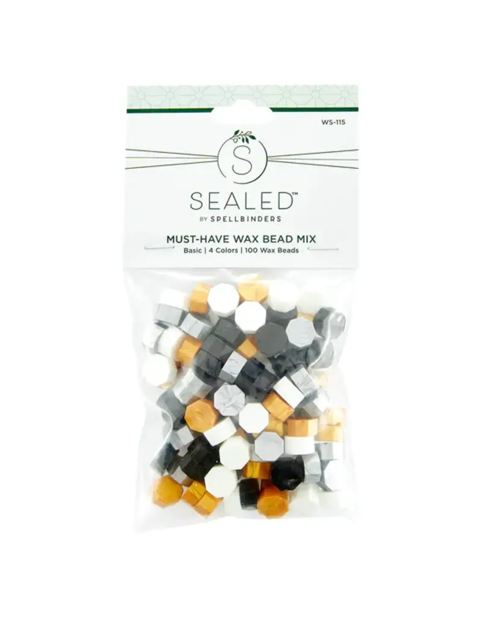 SPELLBINDERS SPELLBINDERS SEALED BY SPELLBINDERS COLLECTION BASIC MUST-HAVE WAX BEAD MIX 100/PK