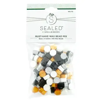 SPELLBINDERS SPELLBINDERS SEALED BY SPELLBINDERS COLLECTION BASIC MUST-HAVE WAX BEAD MIX 100/PK