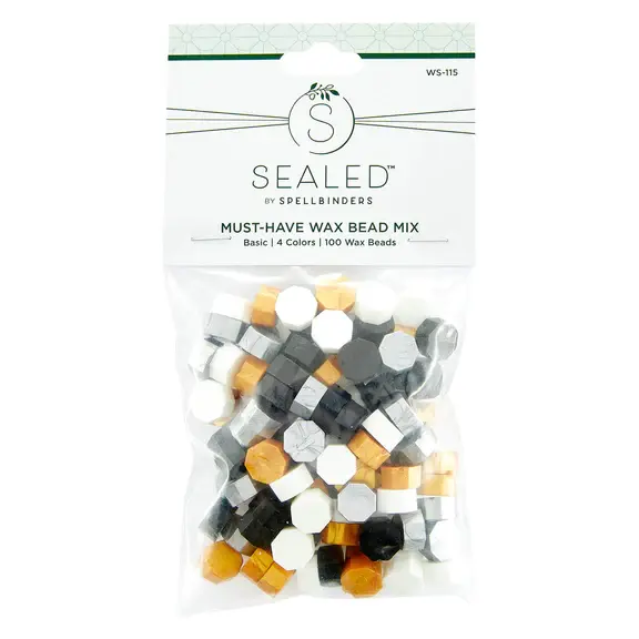 SPELLBINDERS SPELLBINDERS SEALED BY SPELLBINDERS COLLECTION BASIC MUST-HAVE WAX BEAD MIX 100/PK