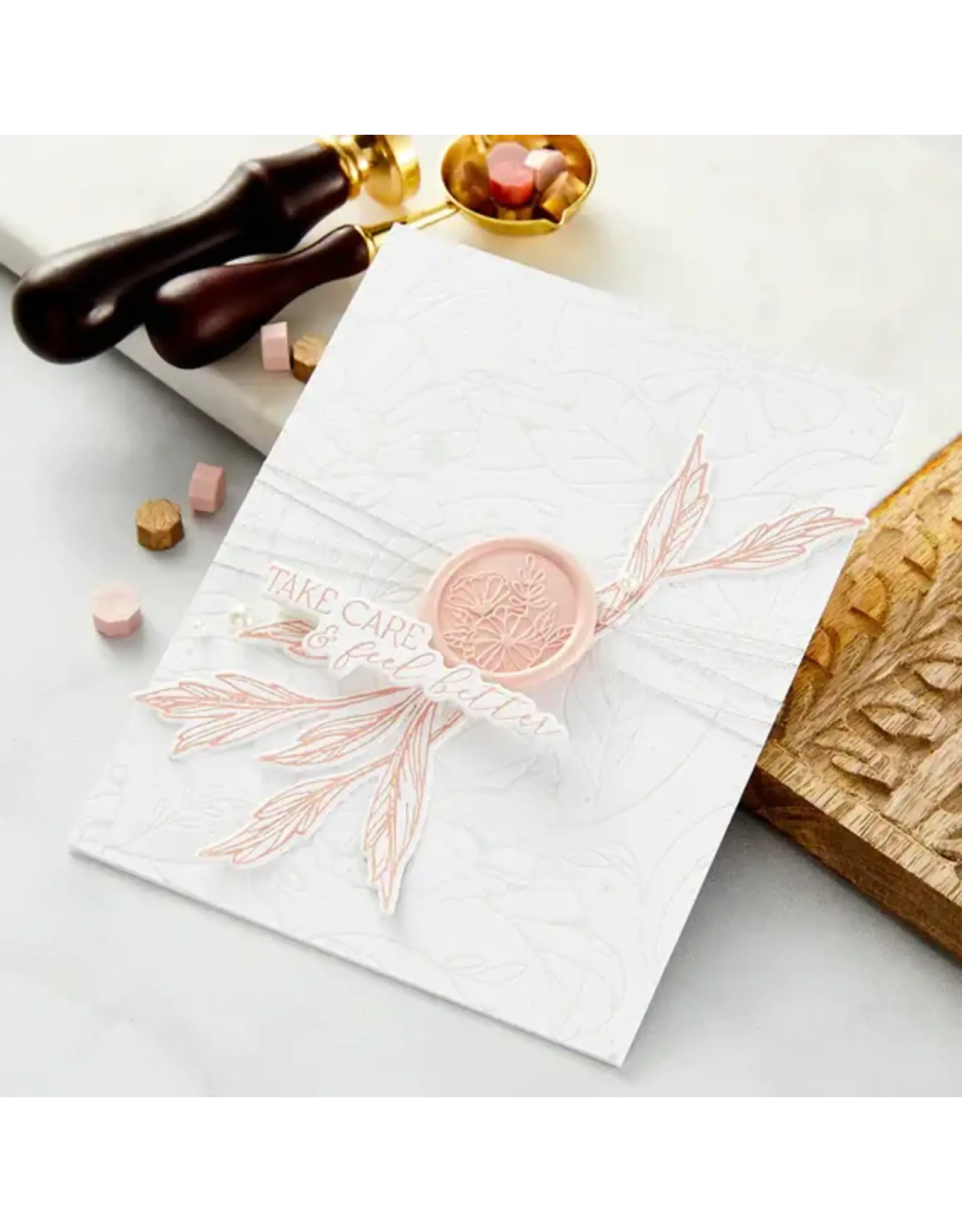 SPELLBINDERS SPELLBINDERS SEALED BY SPELLBINDERS COLLECTION TIMELESS BLOOMS WAX SEAL STAMP