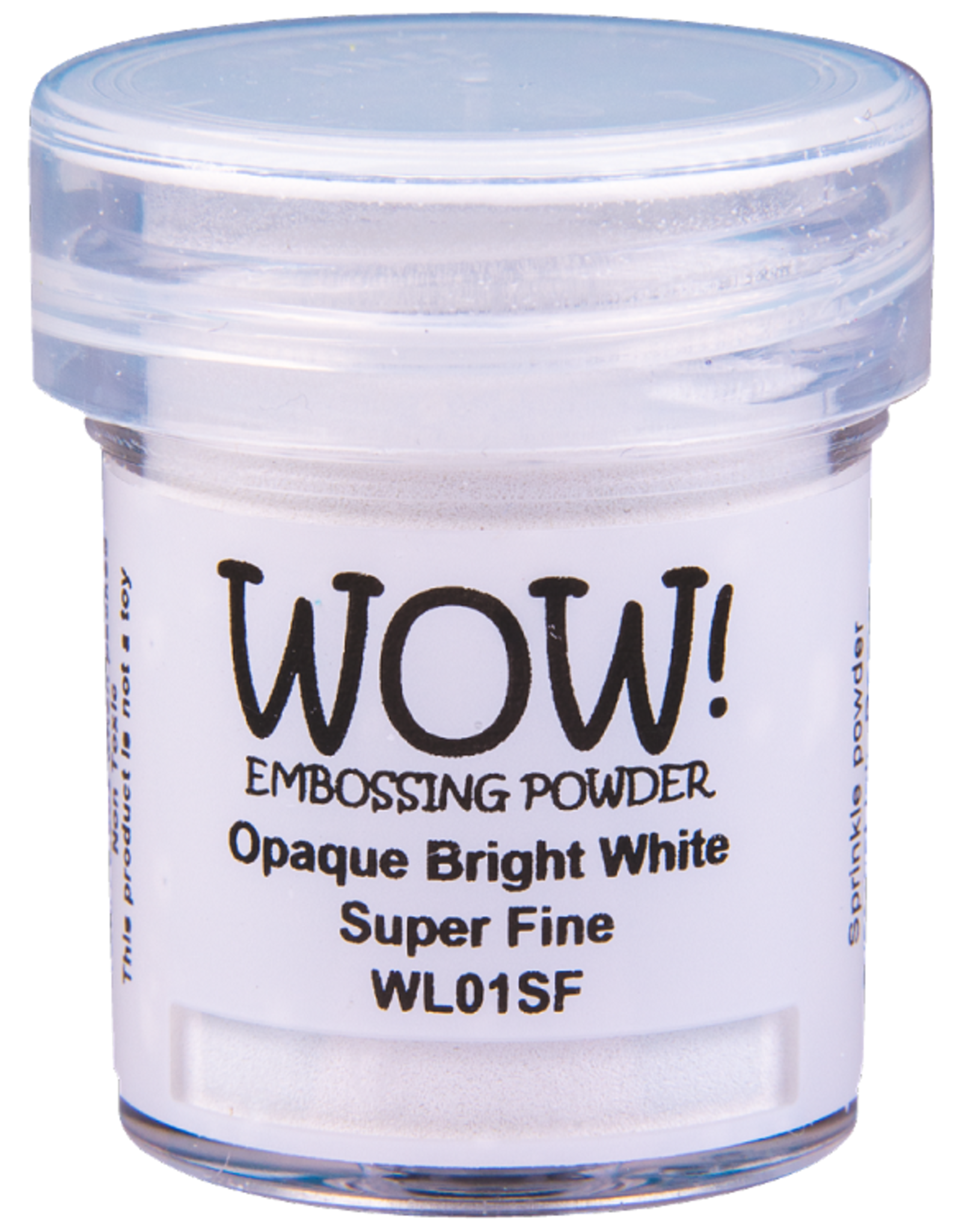 WOW! WOW OPAQUE BRIGHT WHITE SUPER FINE EMBOSSING POWDER 0.5OZ