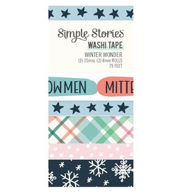 SIMPLE STORIES SIMPLE STORIES WINTER WONDER WASHI TAPE 5/PK