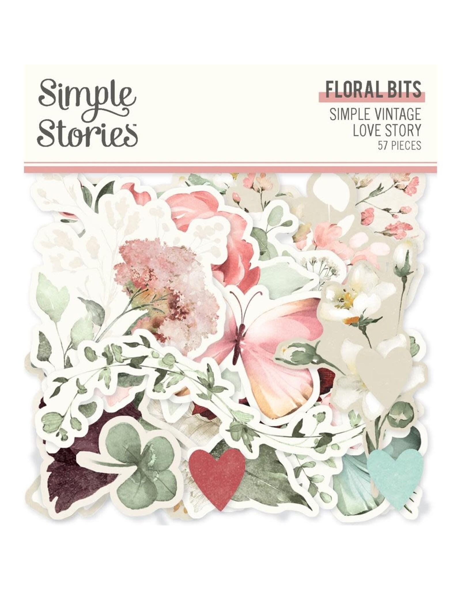 Simple Stories - Simple Vintage Love Story - Foam Stickers