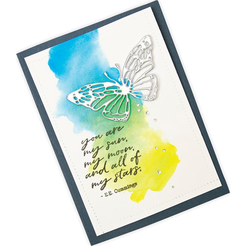 SIZZIX SIZZIX TIM HOLTZ THINLITS DIE SCRIBBLY BUTTERFLY