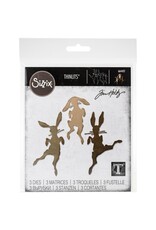 SIZZIX SIZZIX TIM HOLTZ BUNNY HOP THINLITS DIE SET