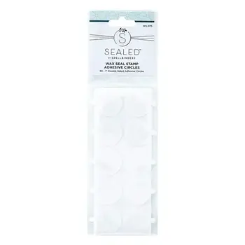 SPELLBINDERS SPELLBINDERS WAX SEAL STAMP ADHESIVE CIRCLES 50/PK