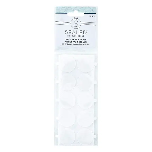 SPELLBINDERS SPELLBINDERS WAX SEAL STAMP ADHESIVE CIRCLES 50/PK