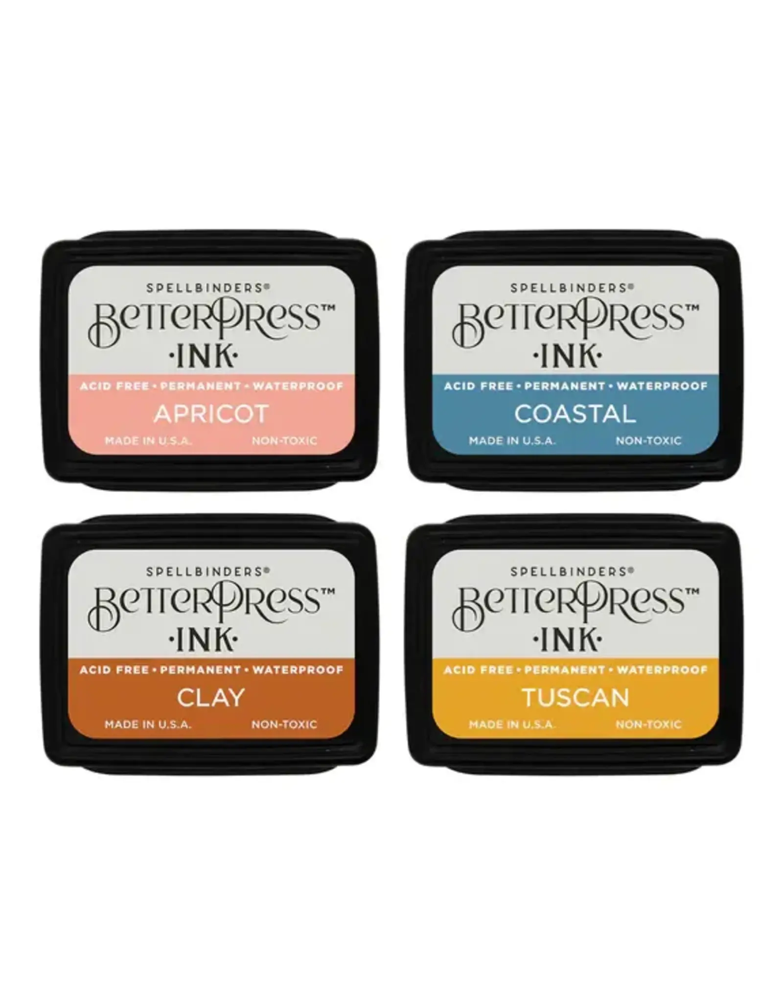 SPELLBINDERS SPELLBINDERS BETTERPRESS INK DESERT SUNSET MINI SET 4/PK