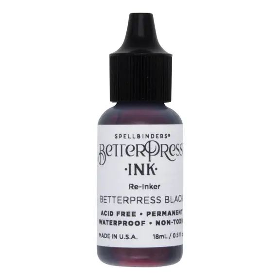 SPELLBINDERS SPELLBINDERS BETTERPRESS BLACK RE-INKER