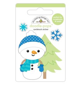 DOODLEBUG DESIGNS DOODLEBUG DESIGN SNOW CUTE DOODLE-POPS STICKERS