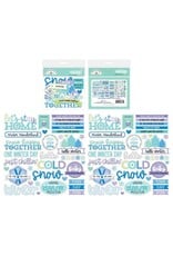 DOODLEBUG DESIGNS DOODLEBUG DESIGN SNOW MUCH FUN CHIT CHAT DIE CUTS 90/PK