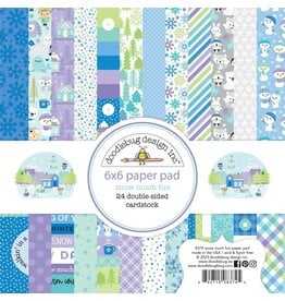 DOODLEBUG DESIGN DOODLEBUG DESIGN SNOW MUCH FUN 6x6 PAPER PAD 24 SHEETS